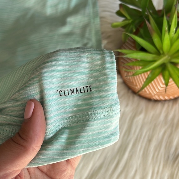 adidas • essentials climalite 3 stripe activewear tee - Picture 7 of 10